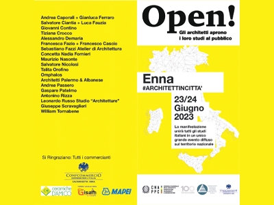 CONFCOMMERCIO CALTANISSETTA ENNA PARTNER DI &quot;OPEN! STUDI APERTI 2023&quot;