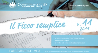 Il Fisco semplice (n.11-2019)